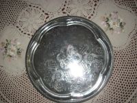 Лот: 7324445. Фото: 2. Поднос винтажный металл круглый... Посуда, кухонная утварь