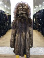 Лот: 11930980. Фото: 3. Шуба Норковая Новая с лисой р44... Одежда, обувь, галантерея