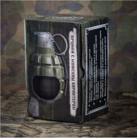 Лот: 10366604. Фото: 3. Кружка-граната "100% мужик... Сувениры, подарки