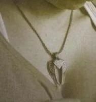 Лот: 5894492. Фото: 2. Подвеска Wings of uriel (красный... Ювелирные изделия, бижутерия, часы