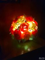 Лот: 13228537. Фото: 4. Светильник - ночник букет из роз. Красноярск