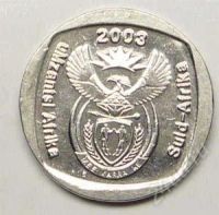 Лот: 1580903. Фото: 2. ЮАР. 1 ранд 2003г. Монеты