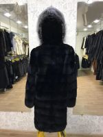 Лот: 10966974. Фото: 4. Шуба Норковая новая с чернобуркой... Красноярск
