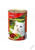 Лот: 5890863. Фото: 2. Консервы Ночной Охотник для кошек... Животные и уход