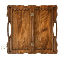 Лот: 16798098. Фото: 3. Нарды резные Звезда с ручкой 60х60. Красноярск