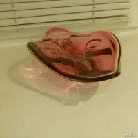 Лот: 13693817. Фото: 2. 1960-е годы Ваза гутное Богемское... Предметы интерьера