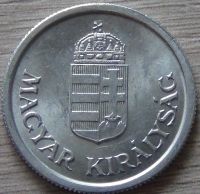 Лот: 11305975. Фото: 2. 1 пенго 1944 сохран. Монеты
