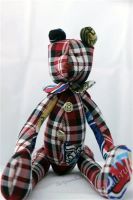 Лот: 2817555. Фото: 3. Мишка с воротником, в клетку красный. Красноярск