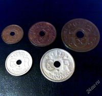Лот: 2451943. Фото: 2. Дания 5 монет 1920-30 х гг. Монеты