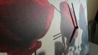 Лот: 7805797. Фото: 2. Часы-картина настенные "Маки". Предметы интерьера