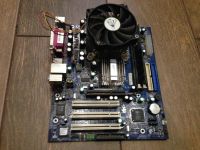 Лот: 8648429. Фото: 2. Мат.плата Foxconn 661M08+проц... Комплектующие