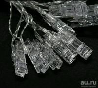 Лот: 13196127. Фото: 2. Светодиодная гирлянда на прищепках... Аксессуары, расходные материалы