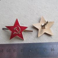 Лот: 17729780. Фото: 2. Звезда красная на шапку СА звездочка... Военная атрибутика