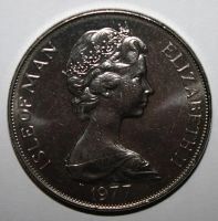Лот: 3854903. Фото: 2. 1 крона 1977 год. Остров Мэн... Монеты