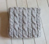 Лот: 14950126. Фото: 2. Шарф вязаный 160*22 см. Цвет светло-серый... Вязание, шитье