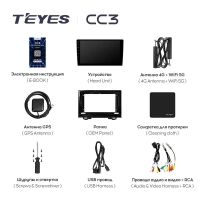 Лот: 21426929. Фото: 5. Штатная магнитола Teyes CC3 6...
