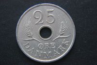 Лот: 9693884. Фото: 2. (239) Дания 25 эре 1967. Монеты