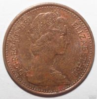 Лот: 8649085. Фото: 2. 1/2 пенни 1981 год . Великобритания. Монеты