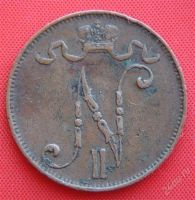 Лот: 1530037. Фото: 2. (№28) 5 пенни 1911 (Великое княжество... Монеты