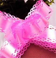 Лот: 24558401. Фото: 2. Бант розовый перламутровый с ажурной... Сувениры, подарки