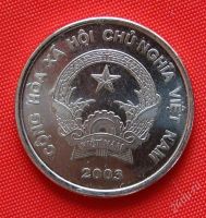 Лот: 1853785. Фото: 2. (№1753/LF) 500 донгов 2003 (Вьетнам... Монеты