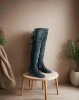 Лот: 13124465. Фото: 2. Роскошные ботфорты от испанского... Женская обувь