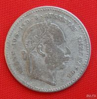 Лот: 1576430. Фото: 2. (№318/LF) 20 кройцеров 1870 (Австро-Венгрия... Монеты