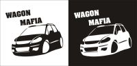 Лот: 9185194. Фото: 2. Наклейка виниловая на авто "Wagon... Автохимия, масла, тюнинг