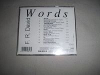 Лот: 11542154. Фото: 2. F.R. David ‎– Words CD Baierle... Коллекционирование, моделизм