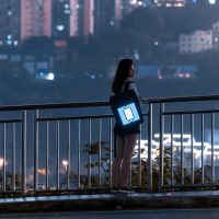 Лот: 24926859. Фото: 11. Рюкзак с пиксельным LED-экраном...