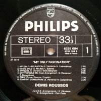 Лот: 19955365. Фото: 3. LP ● Demis Roussos ● "My Only... Красноярск