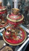Лот: 10060137. Фото: 4. Гарнитур " Самовар + Чайник... Красноярск
