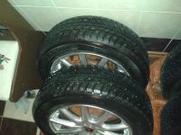 Лот: 4603190. Фото: 3. Зимние шипованные колёса (Roadstone... Авто, мото, водный транспорт
