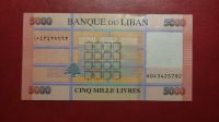 Лот: 24683030. Фото: 2. Ливан 5000 ливров 2021. Пресс. Банкноты