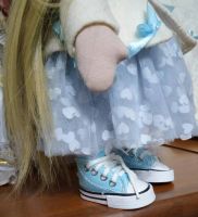Лот: 10420900. Фото: 2. Обувь для Шарон кукол 7,5 см цвет... Ручная работа
