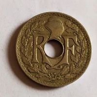 Лот: 25192694. Фото: 2. Франция 5 сантимов 1917 первый... Монеты