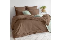 Лот: 24593111. Фото: 2. Простыня Verossa Sateen Caramel. Домашний текстиль