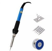 Лот: 17841541. Фото: 2. Набор Паяльник с регулируемой... Радиодетали  (электронные компоненты)