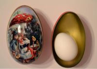 Лот: 3888436. Фото: 3. сувенирное пасхальное яйцо-коробочка... Сувениры, подарки