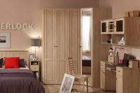Лот: 23911398. Фото: 2. Шкаф для одежды Hoff Sherlock. Мебель для гостиной
