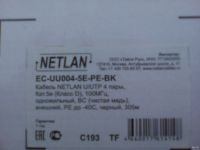 Лот: 13603292. Фото: 5. витая пара Netlan EC-UU004-5E-PE-BK