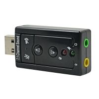 Лот: 9672717. Фото: 2. Внешняя USB звуковая карта с кнопками... Комплектующие
