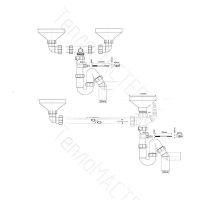 Лот: 25372703. Фото: 3. McAlpine Воронка для сифона 170х85... Строительство и ремонт