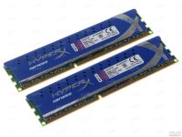 Лот: 16942273. Фото: 2. Kingston 8gb 2 по 4 1866mhz KHX1866C9D3K2... Комплектующие
