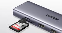 Лот: 22024700. Фото: 2. USB-хаб UGREEN CM498 15601 USB-C... Периферия
