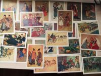 Лот: 16505172. Фото: 2. Карточки с картинами художников. Изобразительное искусство