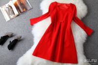 Лот: 8885389. Фото: 4. Красное мини платье. Размер 44. Красноярск