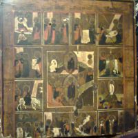 Лот: 11092581. Фото: 2. Старинная икона "Вознесение Христа... Антиквариат