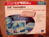 Лот: 13222157. Фото: 3. Модем 3Com U.S. Robotics 56K FaxModem. Компьютеры, оргтехника, канцтовары