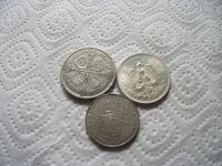 Лот: 10213906. Фото: 2. 3 серебрянных монеты. Монеты